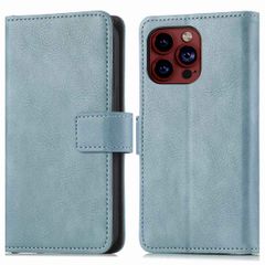 imoshion Cover a libro di Lusso Apple iPhone 15 Pro - Azzurro