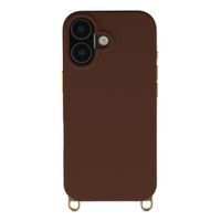 Selencia Cover posteriore Rivièra con MagSafe con ganci rimovibili Apple iPhone 17 - Choco Brown