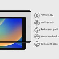 Accezz Pellicola protettiva con privacy magnetica Apple iPad 9 (2021) 10.2 / iPad 8 (2020) 10.2 / iPad 7 (2019) 10.2 / Air 3 (2019) / Pro 10.5 (2017)