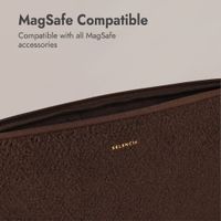 Selencia Cover laptop teddy 13-14 pollici - Choco Brown