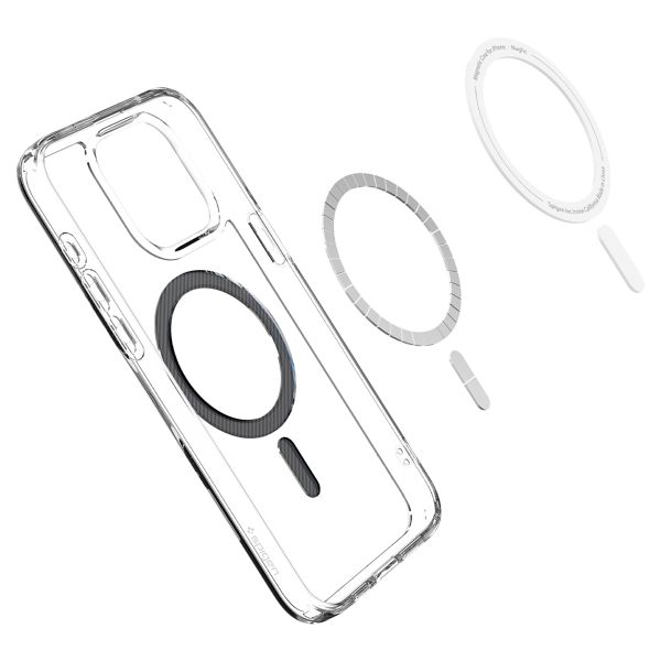 Spigen Cover Posteriore Ultra Ibrida con MagSafe Apple iPhone 15 Pro - Carbon Fiber