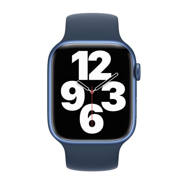 Apple Cinturino Solo Loop Apple Watch | 44/45/46/49 mm - Taglia 8 - Abyss Blue