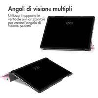 imoshion Cover Trifold Design Samsung Galaxy Tab A11 Plus / A9 Plus - Happy Dots