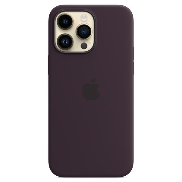 Apple Cover Posteriore in Silicone con MagSafe Apple iPhone 14 Pro Max - Elderberry