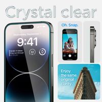 Spigen Vetro temperato GLAStR EZ Fit, confezione da 2 + Applicatore Apple iPhone 14 Pro