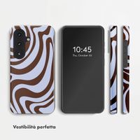 Selencia Cover posteriore Vivid con MagSafe Samsung Galaxy S26 - Dream Swirl Chocolate