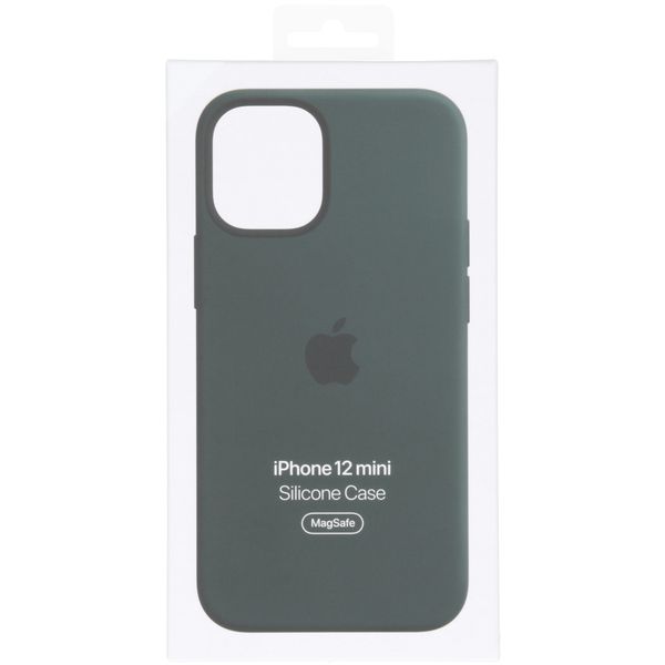 Apple Cover Posteriore in Silicone con MagSafe Apple iPhone 12 Mini - Cypress Green