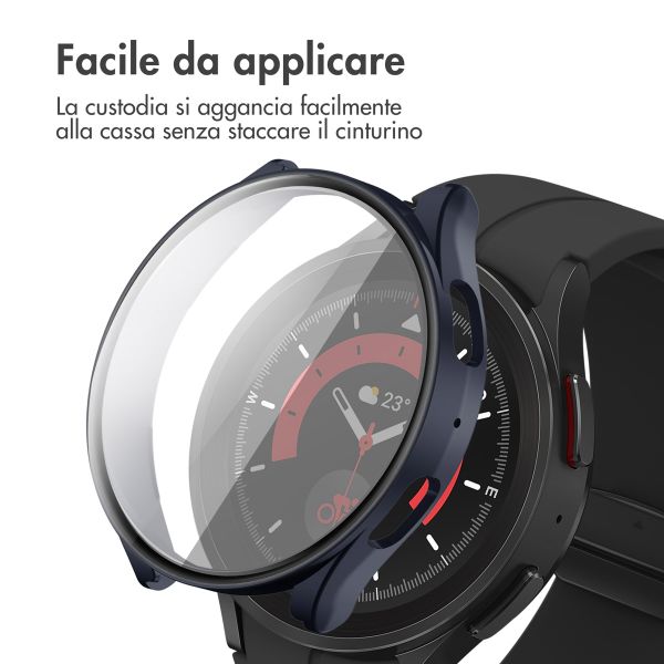 imoshion Cover rigida integrale Samsung Galaxy Watch 5 - 40 mm - Blu scuro