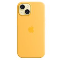 Apple Cover Posteriore in Silicone con MagSafe Apple iPhone 15 - Sunshine