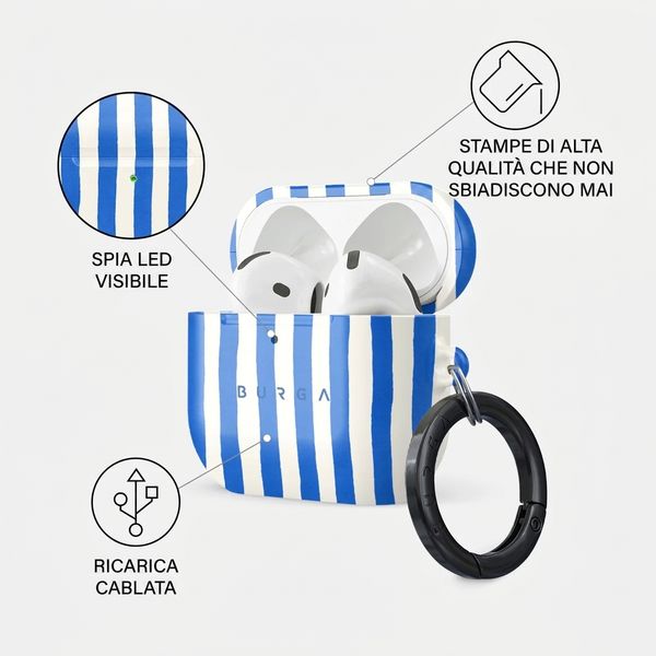 Burga Cover rigida Apple AirPods 4 - Kafenio