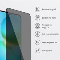 Accezz Vetro temperato privacy + Applicatore Samsung Galaxy A37 (5G)
