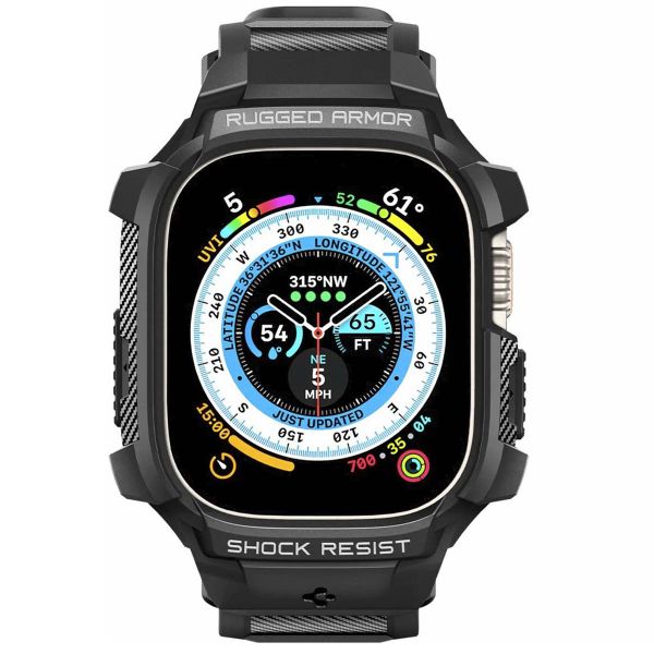 Spigen Cover Rugged Armor™ Pro Apple Watch Ultra - 49 mm - Nero