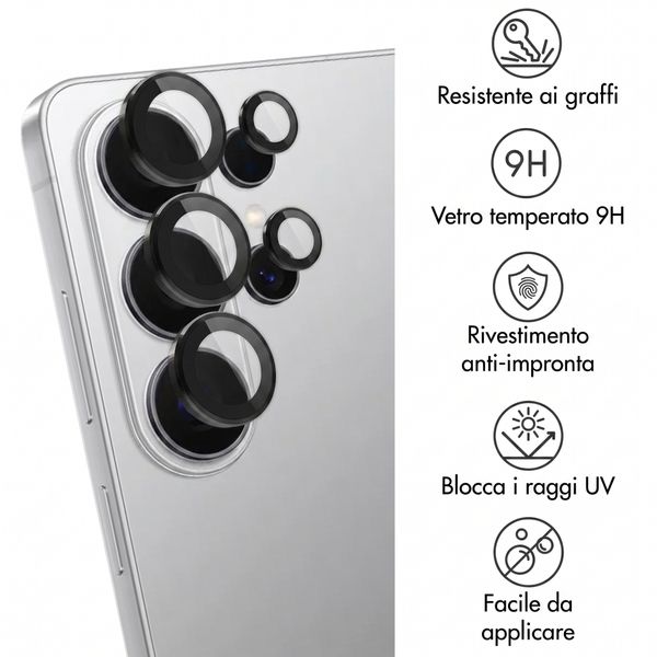 imoshion 2 Pack protezione lente fotocamera per Samsung Galaxy S26 Ultra - Silver Shadow