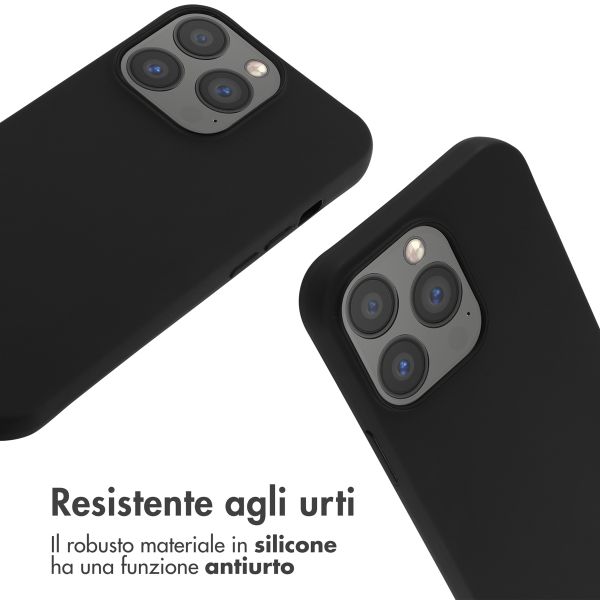 imoshion Cover in Silicone con Cordino Apple iPhone 13 Pro - Nero