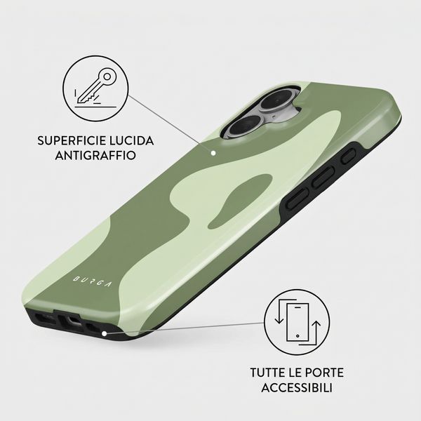 Burga Cover Posteriore Resistente con MagSafe Apple iPhone 16 - No Rush