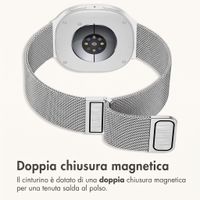 imoshion Cinturino milanese magnetico Samsung Galaxy Watch Ultra 2 (2026) / Ultra (2024/2025) - Argento