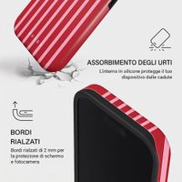 Burga Cover Posteriore Resistente con MagSafe Apple iPhone 16 - Strawberry Jam