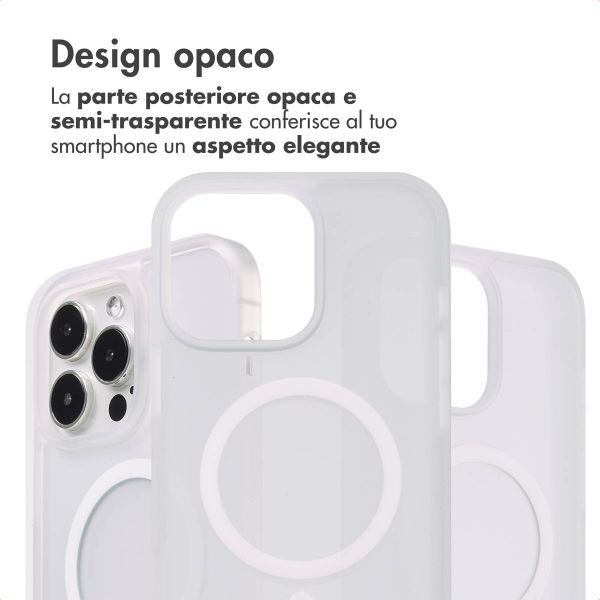 imoshion Cover posteriore Color Guard con MagSafe Apple iPhone 14 Pro Max - Bianco