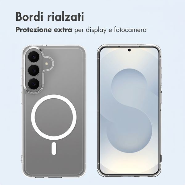imoshion Cover posteriore protettiva con MagSafe Samsung Galaxy S26 FE - Trasparente