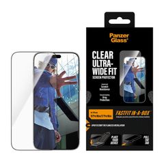 PanzerGlass Vetro temperato Ultra Wide Fit FastFit in-a-box Apple iPhone 18 Pro Max / 17 Pro Max