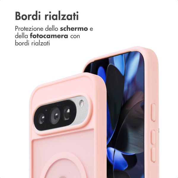 imoshion Cover posteriore Color Guard con MagSafe Google Pixel 9 / 9 Pro / 10 / 10 Pro - Rosa chiaro