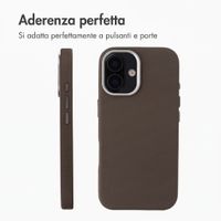 Accezz Cover Mesh con MagSafe Apple iPhone 16 - Marrone