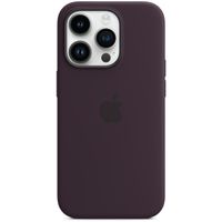 Apple Cover Posteriore in Silicone con MagSafe Apple iPhone 14 Pro - Elderberry