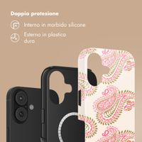 Selencia Cover posteriore Vivid con MagSafe Apple iPhone 17 - Paisley Blush