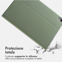 Accezz Cover Tablet Classica Apple iPad 11 (2025) 11 pollici A16 / iPad 10 (2022) 10.9 pollici - Verde