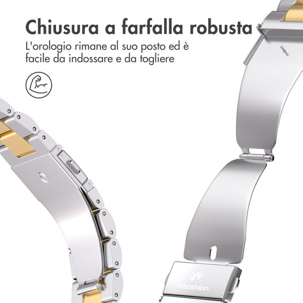 imoshion Cinturino in acciaio Apple Watch | 44/45/46/49 mm - Argento & Oro