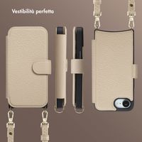 Selencia Cover Riva con MagSafe e cordino Apple iPhone 17e / 16e - Beige