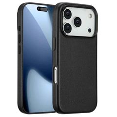 Accezz Cover in Pelle con MagSafe Apple iPhone 17 Pro - Onyx Black