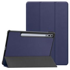 imoshion Cover a libro Trifold Samsung Galaxy Tab S9 11.0 pollici / S10 Lite / S10 FE / S9 FE 10.9 pollici - Blu scuro