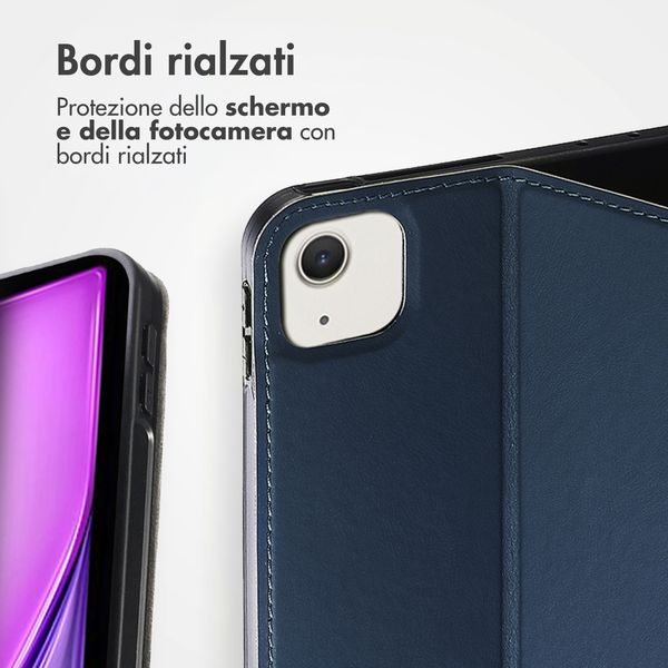 Accezz Cover Tablet Classica Apple iPad Air 13 pollici (2026) M4 / (2025) M3 / (2024) M2 - Blu scuro