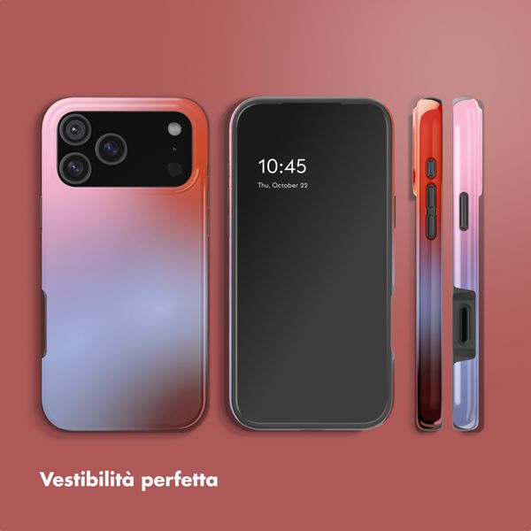 Selencia Cover posteriore Vivid con MagSafe Apple iPhone 17 Pro Max - Gradient Soft Blush