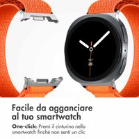 imoshion Cinturino in nylon Alpine Samsung Galaxy Watch 8 (40/44mm) / Classic (46mm) - Arancio