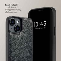 Selencia Cover per telefono Nova con cordino e portacarte Apple iPhone 14 - Nero