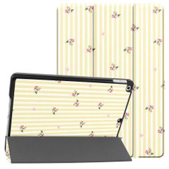 imoshion Cover Trifold Design Apple iPad 9 (2021) 10.2 pollici / iPad 8 (2020) 10.2 pollici / iPad 7 (2019) 10.2 pollici - Garden Stripes
