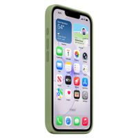 Apple Cover in silicone con MagSafe Apple iPhone 17e - Light Moss