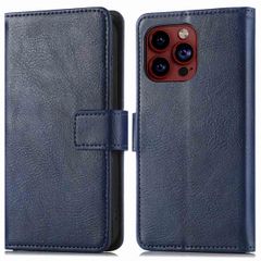 imoshion Cover a libro di Lusso Apple iPhone 15 Pro - Blu scuro