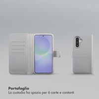 Selencia Libreria rimovibile Olyn con MagSafe Samsung Galaxy A36 - Grigio
