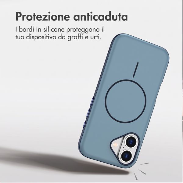 imoshion Cover posteriore Color con Thin MagSafe Ring Apple iPhone 17 - Blu scuro