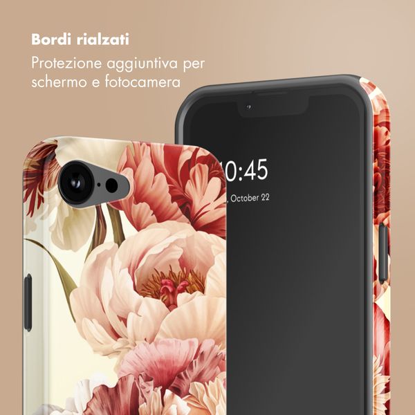 Selencia Cover posteriore Vivid con MagSafe Apple iPhone 17e / 16e - Vintage Peony