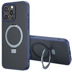 Accezz Cover con anello e supporto con MagSafe Apple iPhone 15 Pro Max - Blu