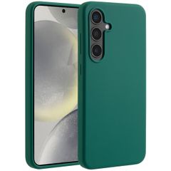 Accezz Cover in silicone liquido con MagSafe Samsung Galaxy S24 FE - Forest Green