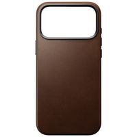 Nomad Cover posteriore Traditional Leather con MagSafe Apple iPhone 18 Pro Max - Brown