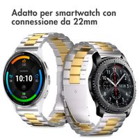 imoshion Cinturino in acciaio  - Attacco universale 20 mm - Argento e Oro