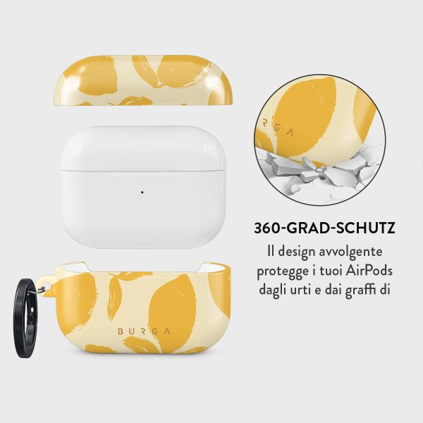 Burga Custodia rigida Apple AirPods Pro 2 - Lemon Tart