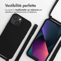 imoshion Cover in Silicone con Cordino Apple iPhone 13 Mini - Nero