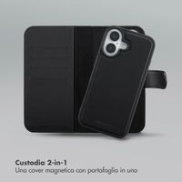 Selencia Libreria rimovibile Olyn con MagSafe Apple iPhone 16 - Nero